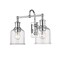 Z-Lite Bryant 2 Light Vanity, Chrome And Clear Seedy 734-2V-CH - alternate 3